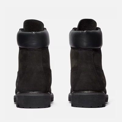 Timberland Premium 6-Inch Waterproof Black Nubuck Boots