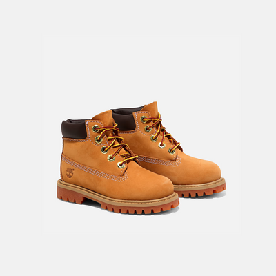 Timberland Kids' 6-Inch Premium Wheat Waterproof Boot (TD)