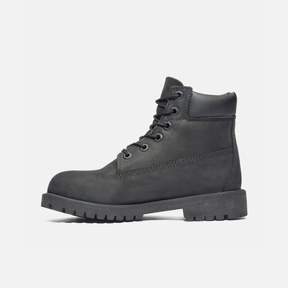 Timberland Big Kids' Premium 6-Inch Black Boots (GS)