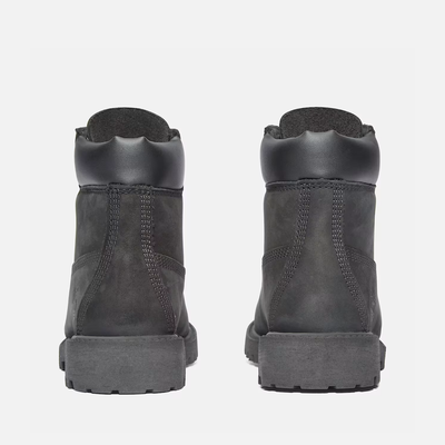 Timberland Big Kids' Premium 6-Inch Black Boots (GS)