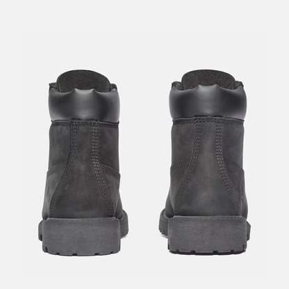 Timberland Big Kids' Premium 6-Inch Black Boots (GS)