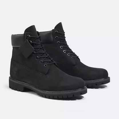 Timberland Mens 6-inch Premium Black Nubuck