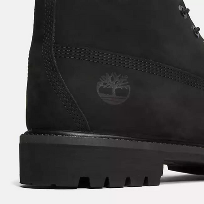 Timberland Mens 6-inch Premium Black Nubuck