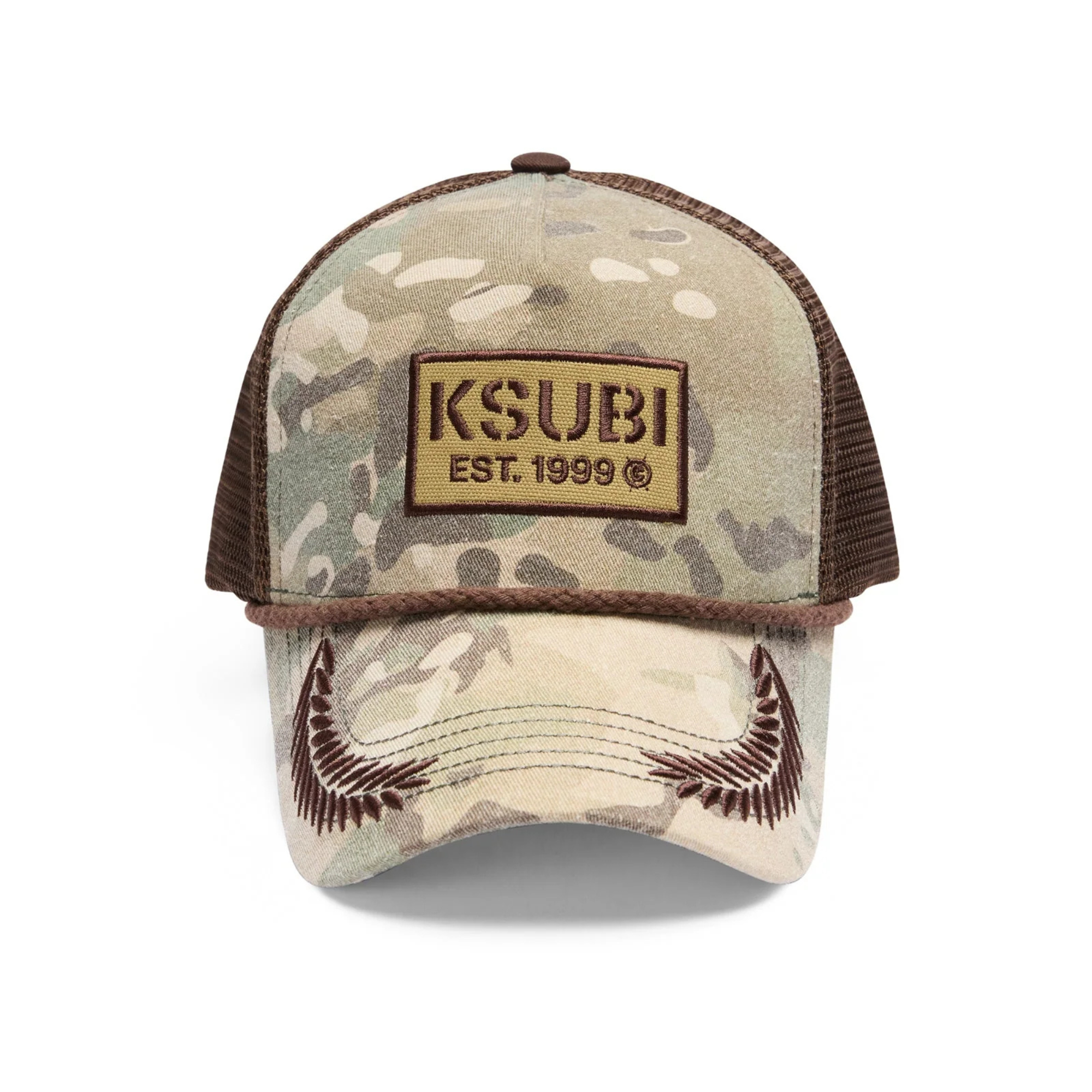 Ksubi State Camo Trucker Hat