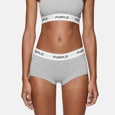 Purple Brand Women's Grey Boy Short