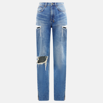 Ksubi Women's Playback Aged Kut Out Jeans