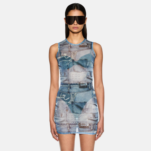 ksubi denim dress Women's Studio Mini Dress, Denim, Size Small zara blue jean dress and dual T Denim Fringe Dress With Colour:Light Blue