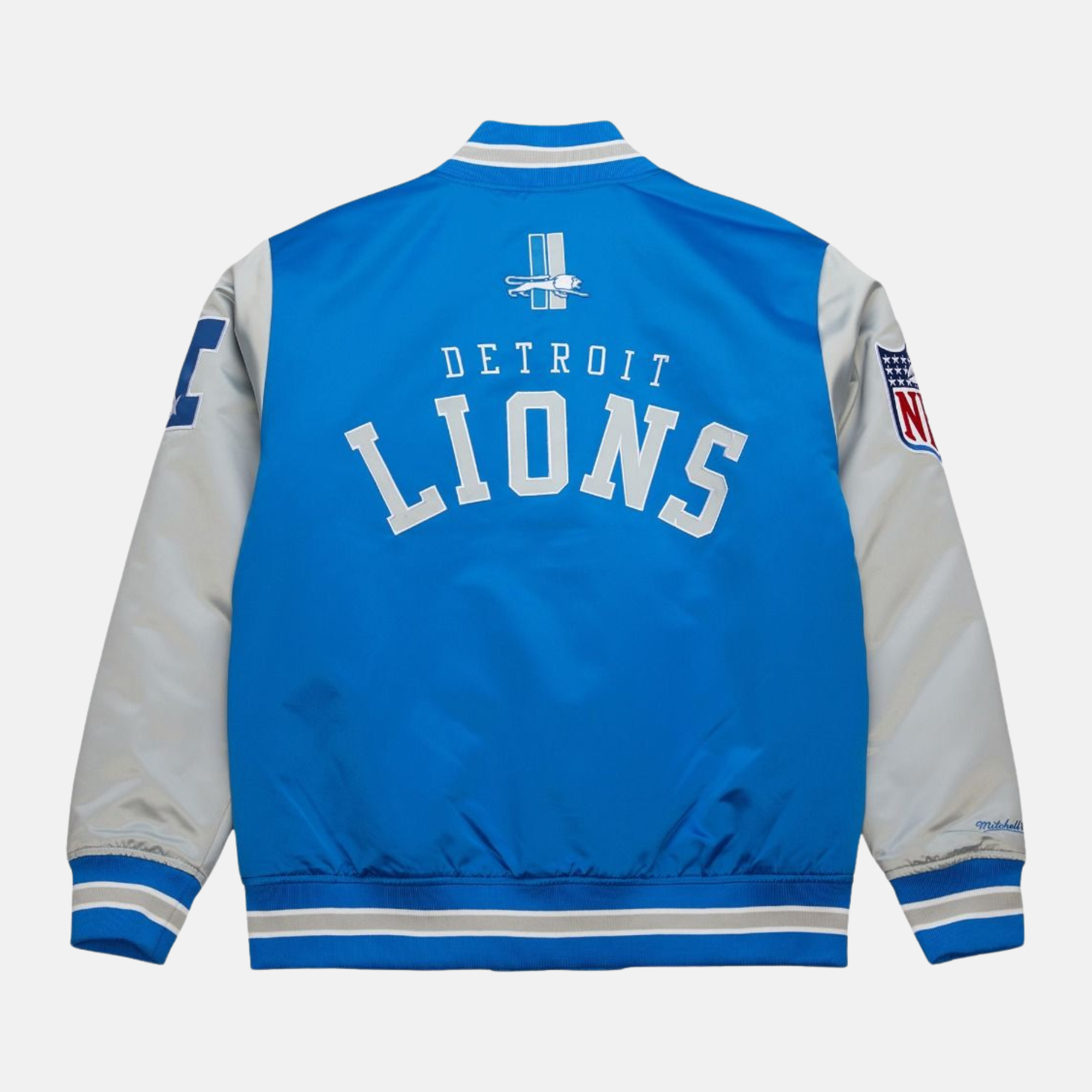 Mitchell & Ness Detroit Lions NFL Primetime Heavyweight Satin Jacket