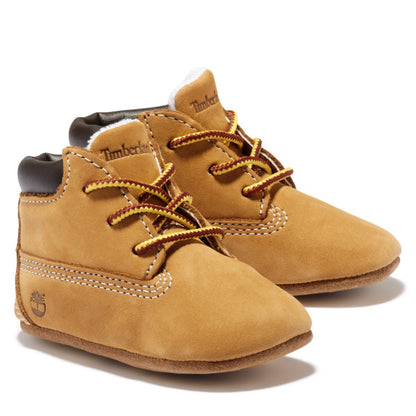 Timberland Infant Crib Bootie With Hat Set Wheat Timberland