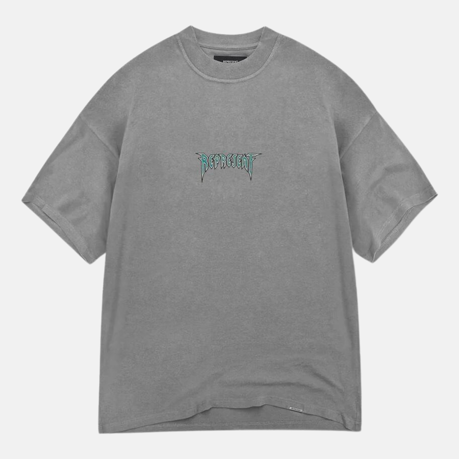 Represent 'Rock Logo' Ultimate Grey T-Shirt