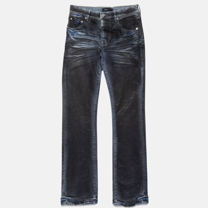 Purple Brand Dirty Coated Flare Jeans