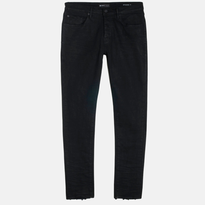 Purple Brand Black Resin 3/D Jeans