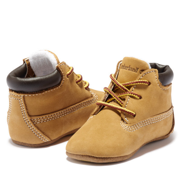 Timberland Infant Crib Bootie With Hat Set Wheat Timberland