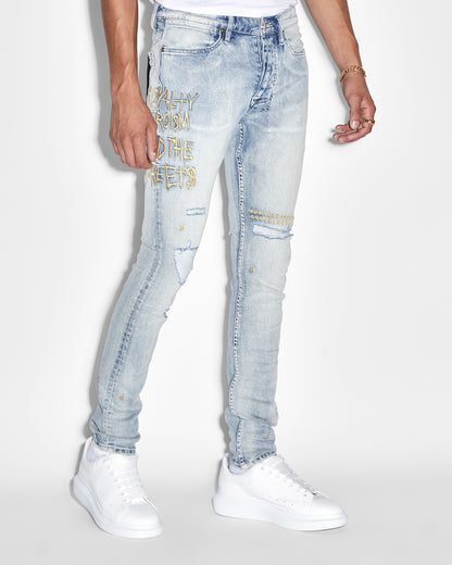 Ksubi 23 Van Winkle Mid Blue Jean