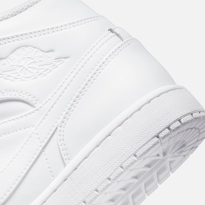 Air Jordan 1 Mid Triple White