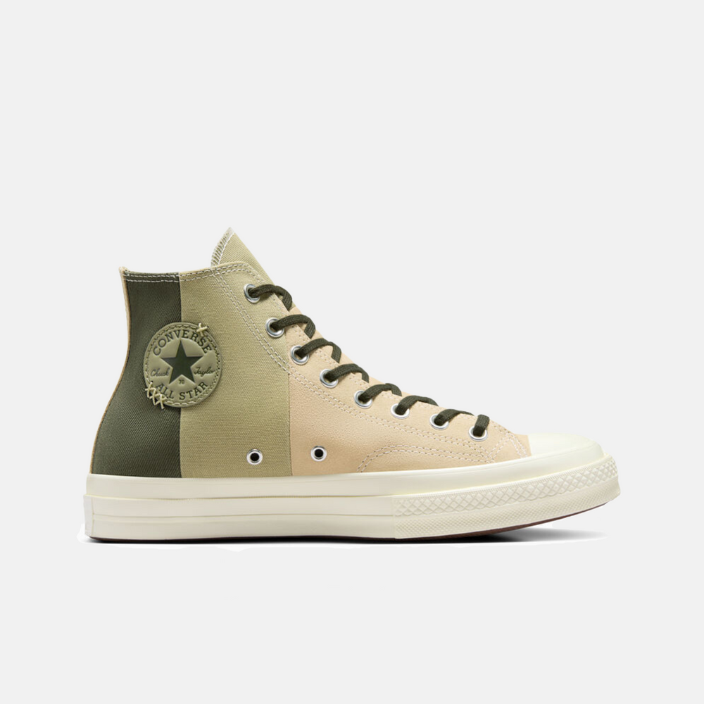 Converse Chuck 70 Patchwork Suede Nutty Granola/Mossy Sloth