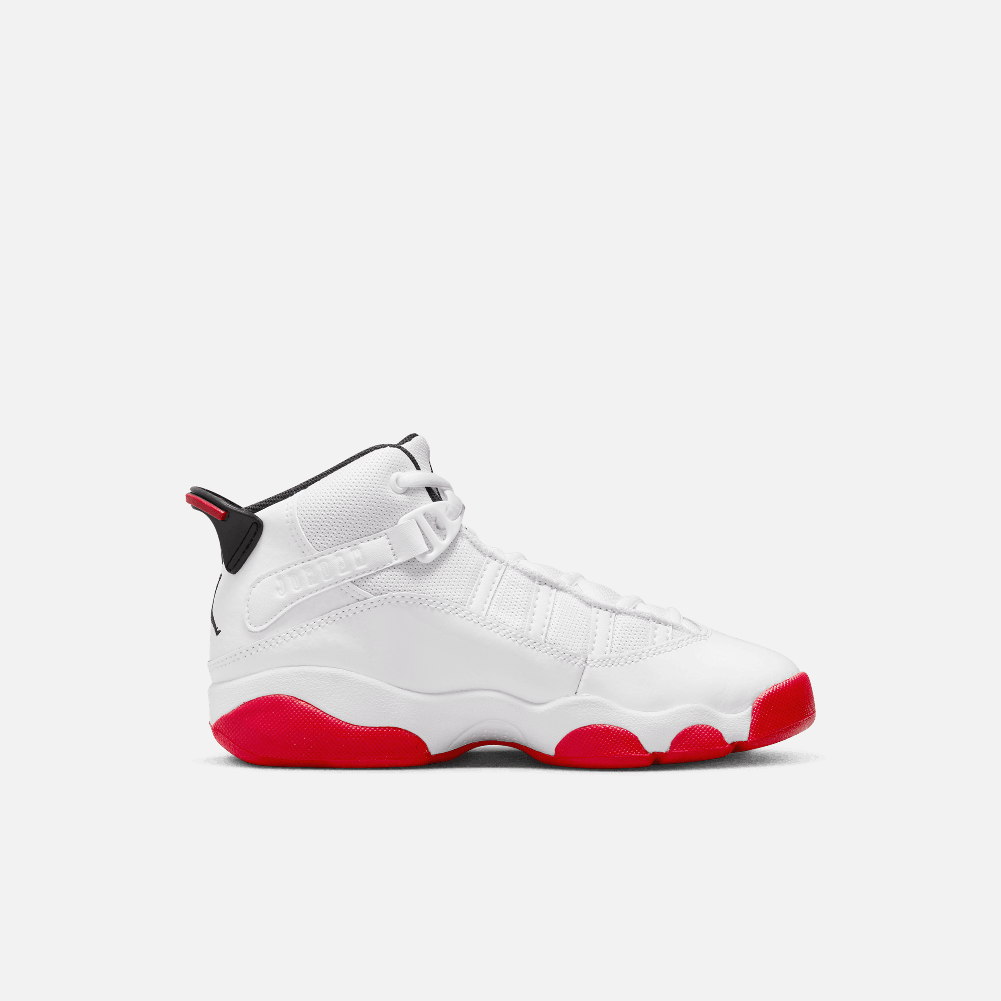 Air Jordan Kids' 6 Rings White Red (PS)