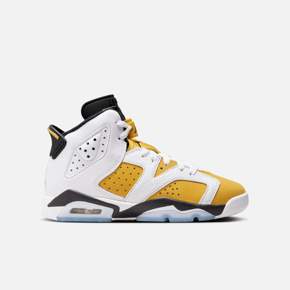 Air Jordan Big Kids' 6 Retro Yellow Ochre (GS)