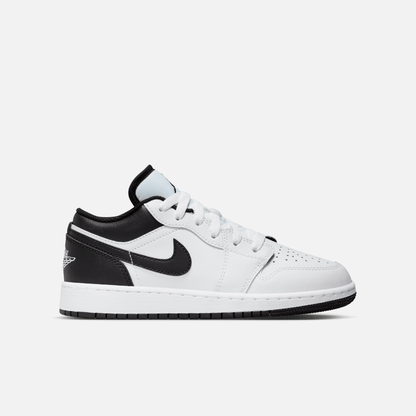 Air Jordan Big Kids' 1 Low White Black (GS)