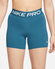 Nike Pro 365 Women's 5-Inch Blue Shorts