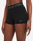 Nike Pro Women's Black 3-Inch Shorts