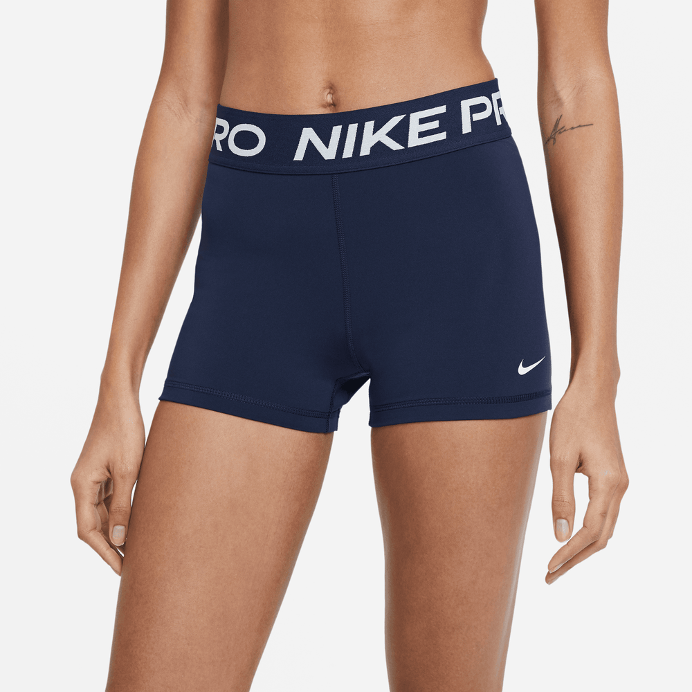 Nike Pro Women's Navy 3-Inch Shorts