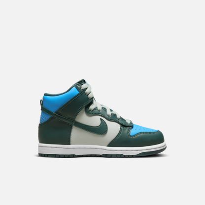 Nike Kids' Dunk High Deep Jungle University Blue (PS)