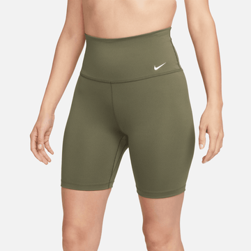 Nike Dri-FIT One Women's Green High-Waisted 7-Inch Biker Shorts