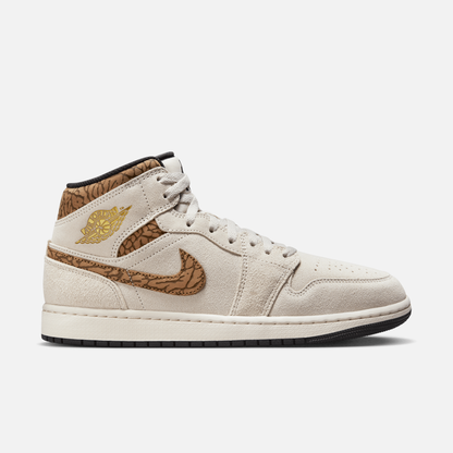 Air Jordan 1 Mid Brown Elephant