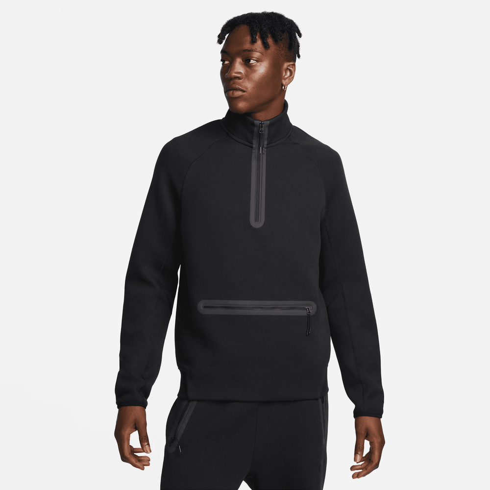 Nike Sportswear Tech Fleece Black  1/2-Zip Sweatshirt