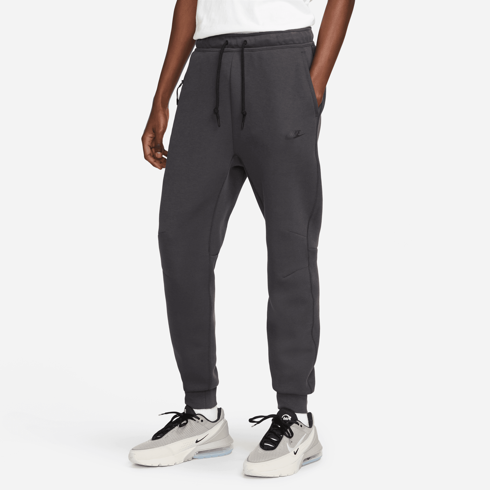 Nike Sportswear Tech Fleece Men's Dark Grey Heather/Black Joggers – Puffer  Reds