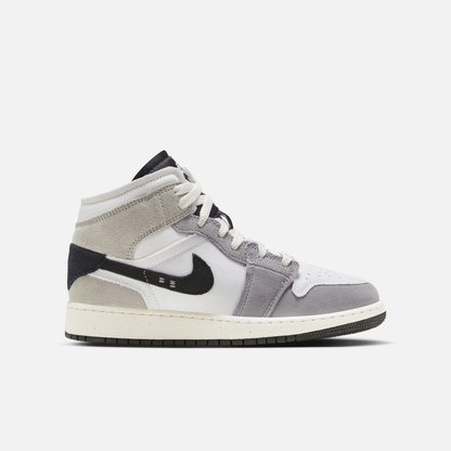 Air Jordan 1 Mid SE Craft Cement Grey (GS)