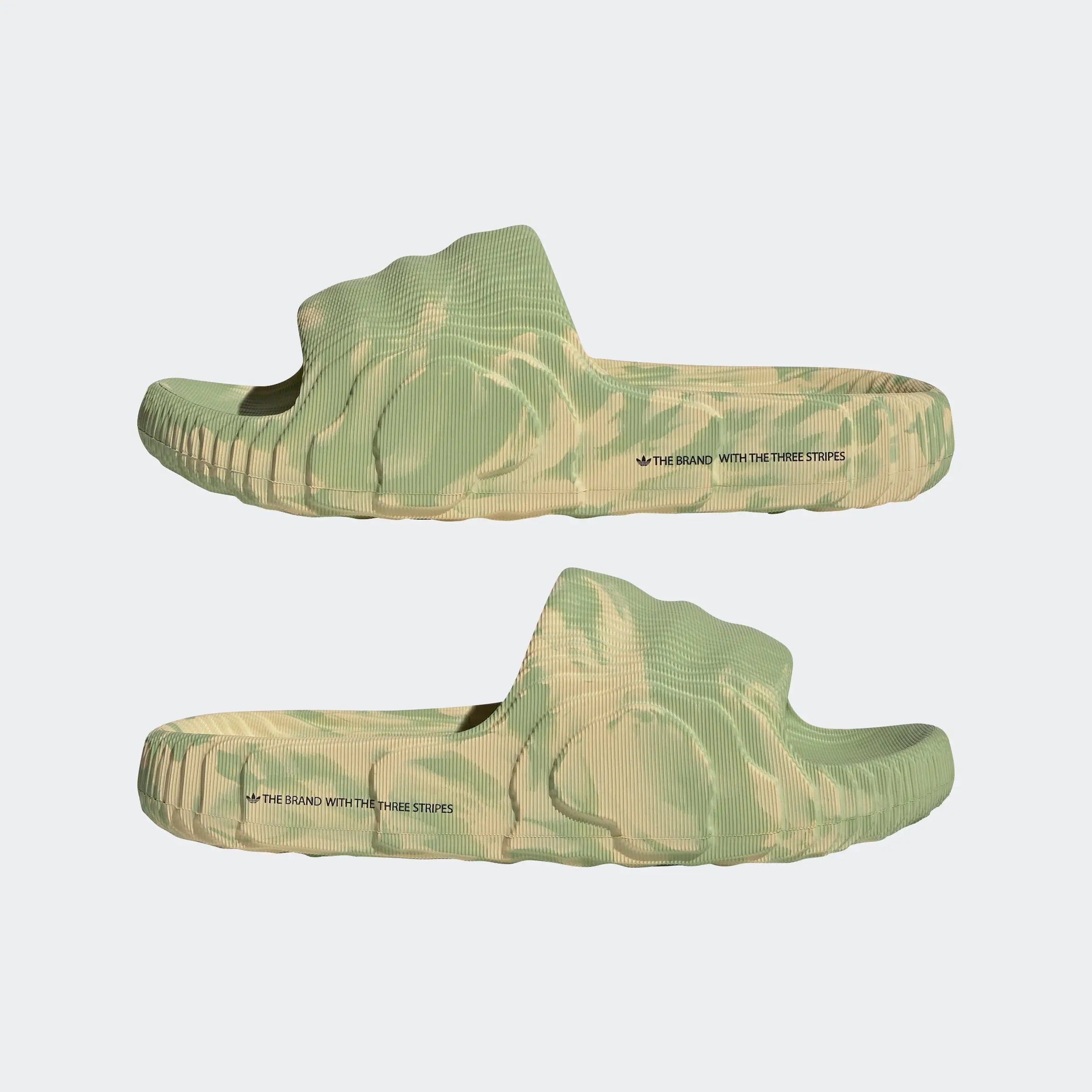 Adidas Adilette 22 Slides 'Magic Lime Desert Sand' Adidas