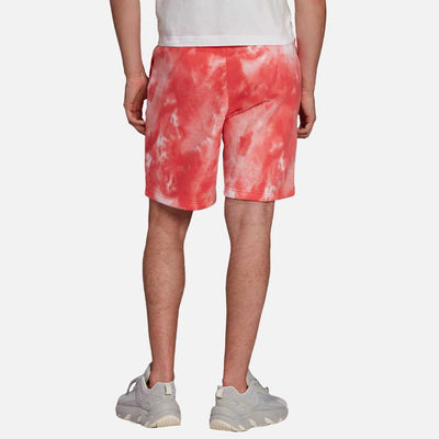 Adidas Men's Essentials Tie Dye Terry Short Pink Adidas