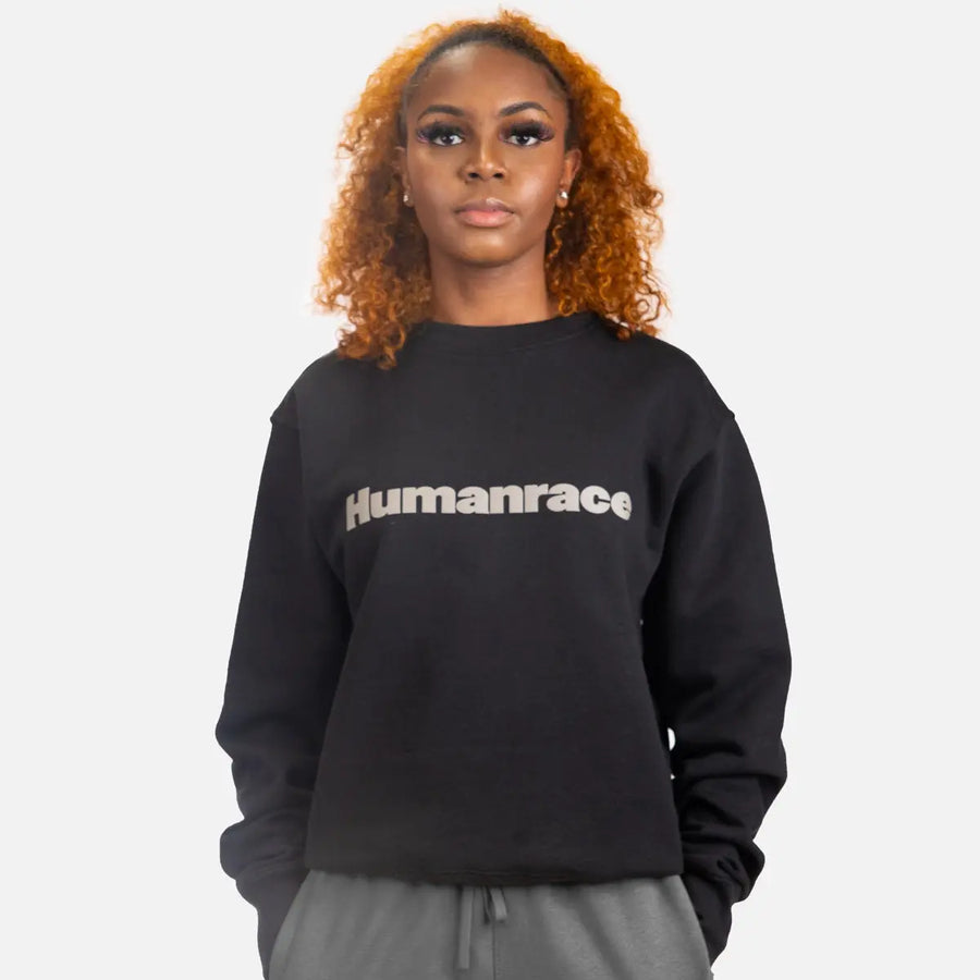 Adidas Pharrell Williams Humanrace Basics Crew Black Adidas