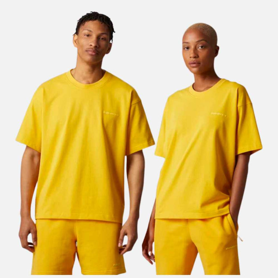 Adidas Pharrell Williams Humanrace Basics T-Shirt Yellow Adidas