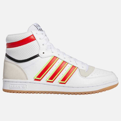 Adidas Top Ten White Red Yellow Adidas