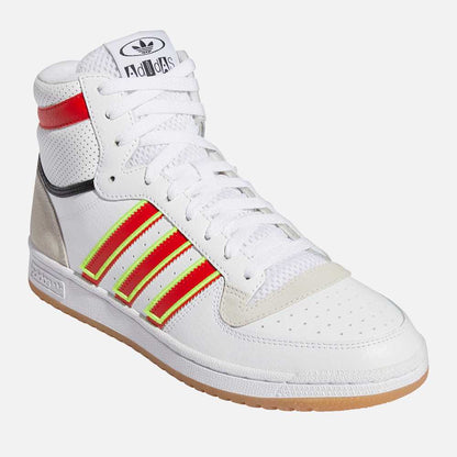 Adidas Top Ten White Red Yellow Adidas