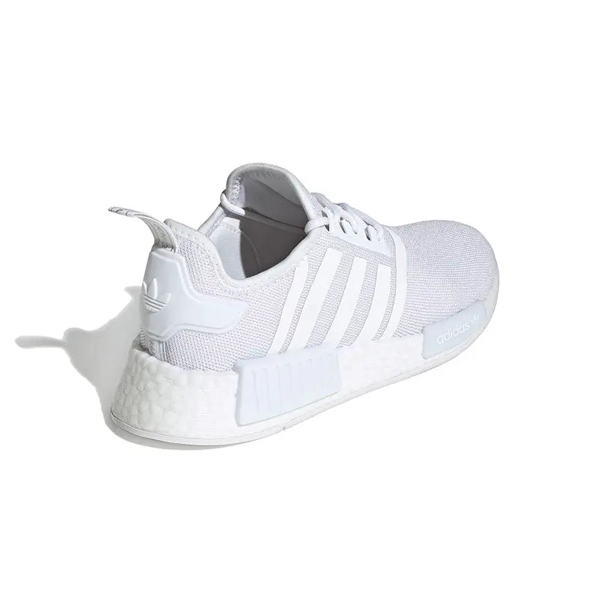 Adidas nmd r1 on sale grey and white womens