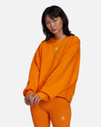 Adidas Women's Originals Sweatshirt Orange Adidas