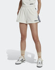 Adidas Women's Towel Shorts White Indigo Adidas