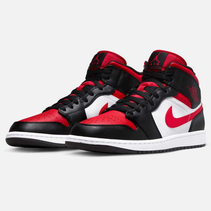 Air Jordan 1 Mid 'Bred Toe' Air Jordan