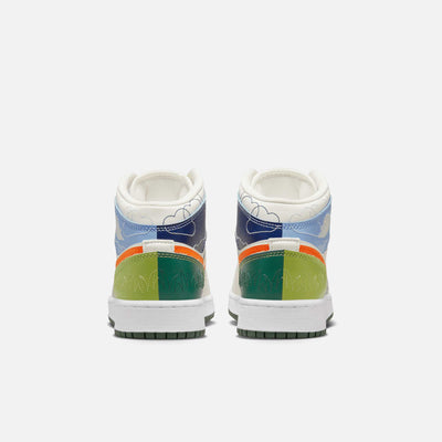 Air Jordan 1 Mid SE (GS) Stitch Air Jordan