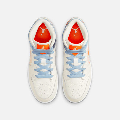 Air Jordan 1 Mid SE (GS) Stitch Air Jordan