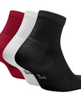 Air Jordan High Intensity Tri Color 3 Pack Ankle Socks Air Jordan