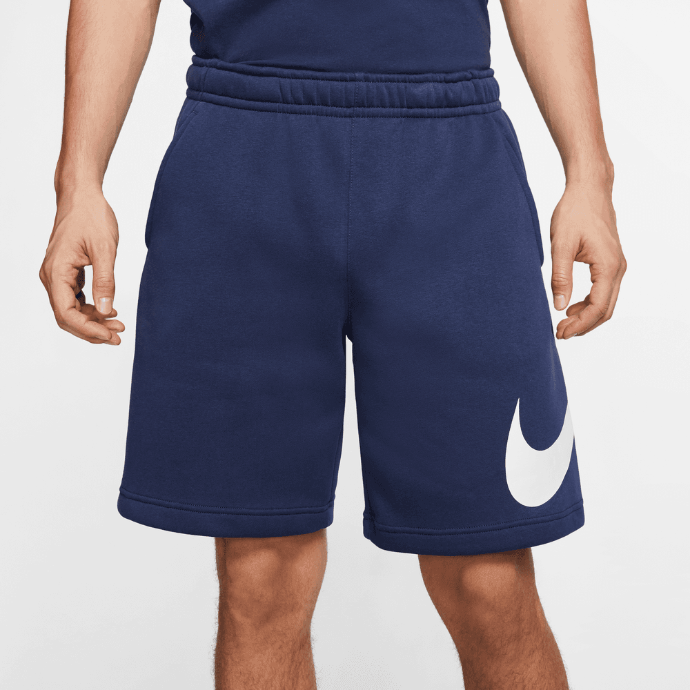 Navy nike top fleece shorts