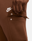 Nike Sportswear Club Fleece Brown Cargo Pants