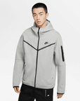 Nike Sportswear Tech Fleece Full Zip Grey Hoodie Nike