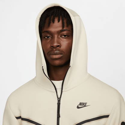 Nike Sportswear Tech Fleece Full-Zip Beige Hoodie Nike