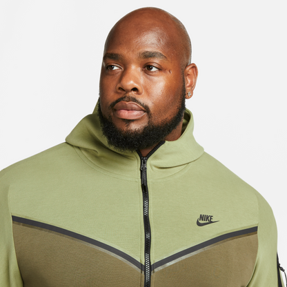 Nike Sportswear Tech Fleece Alligator Green Full-Zip Hoodie Nike